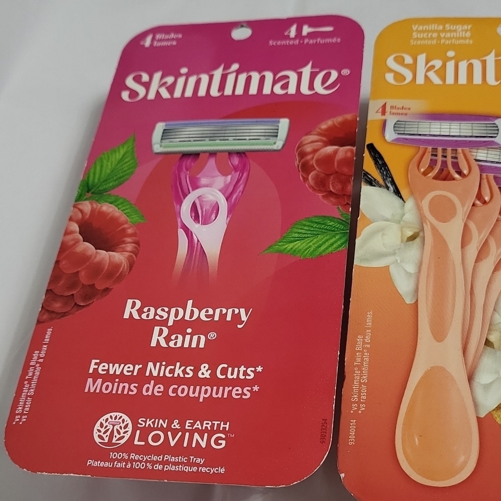 Skintimate Raspberry Rain and Vanilla Sugar Razors - Picture 6 of 13